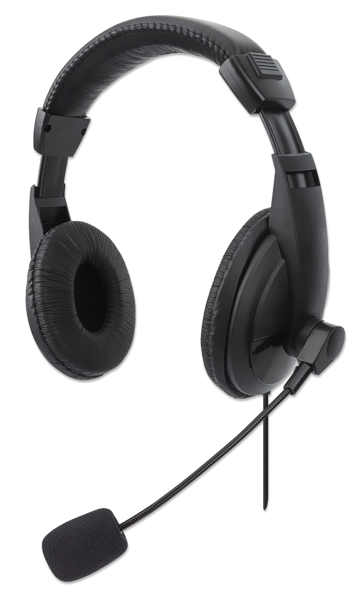 Cuffia stereo USB con Microfono Flessibile - Manhattan ICC SH-843U