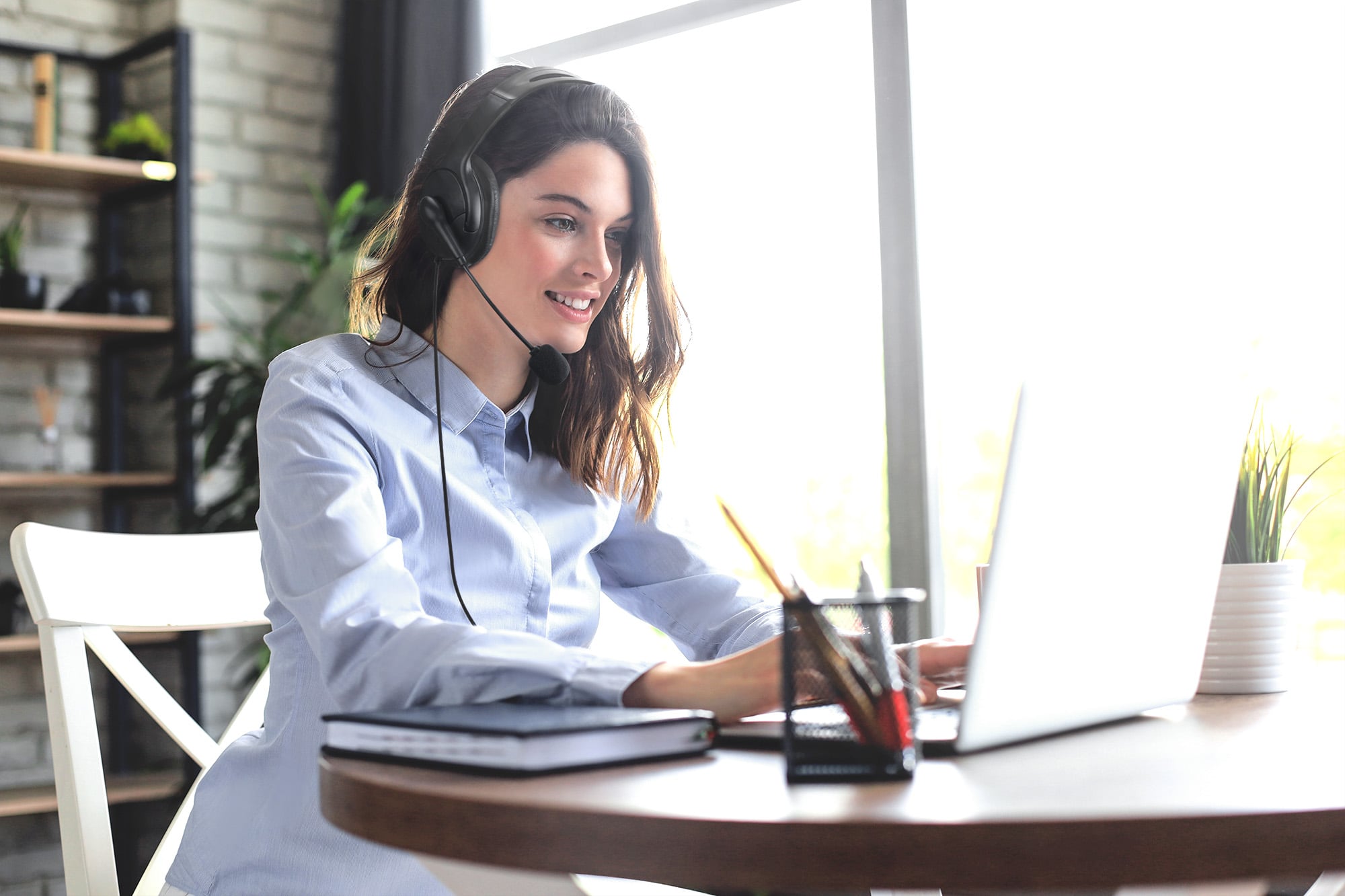Cuffia Mono USB con Microfono Reversibile Cavo 2m - Manhattan ICC SH-849U