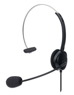 Single USB headphones with flexible microphone - Manhattan ICC SH- 867 U