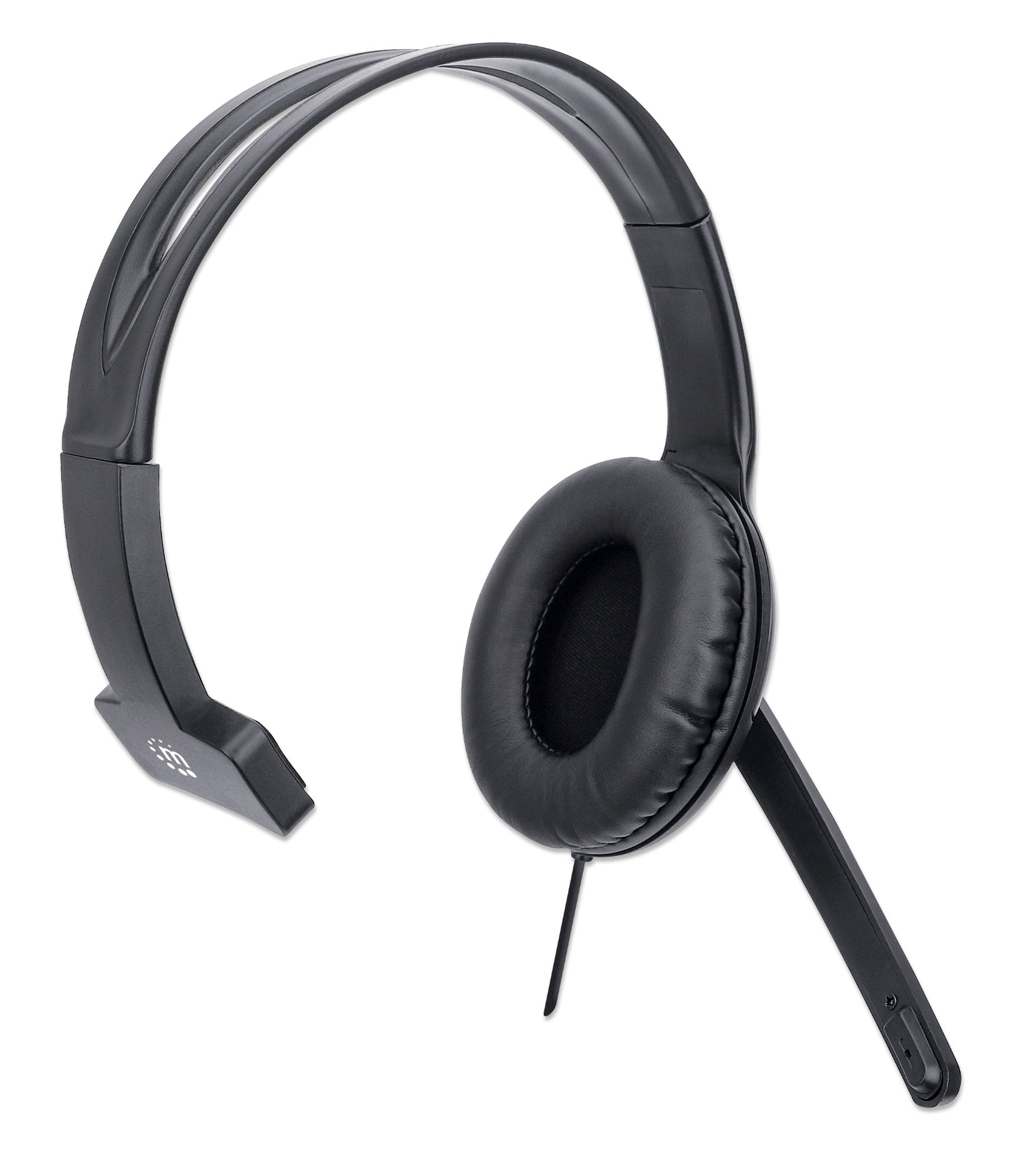 Cuffie Mono USB con Microfono Flessibile - Manhattan ICC SH-874U