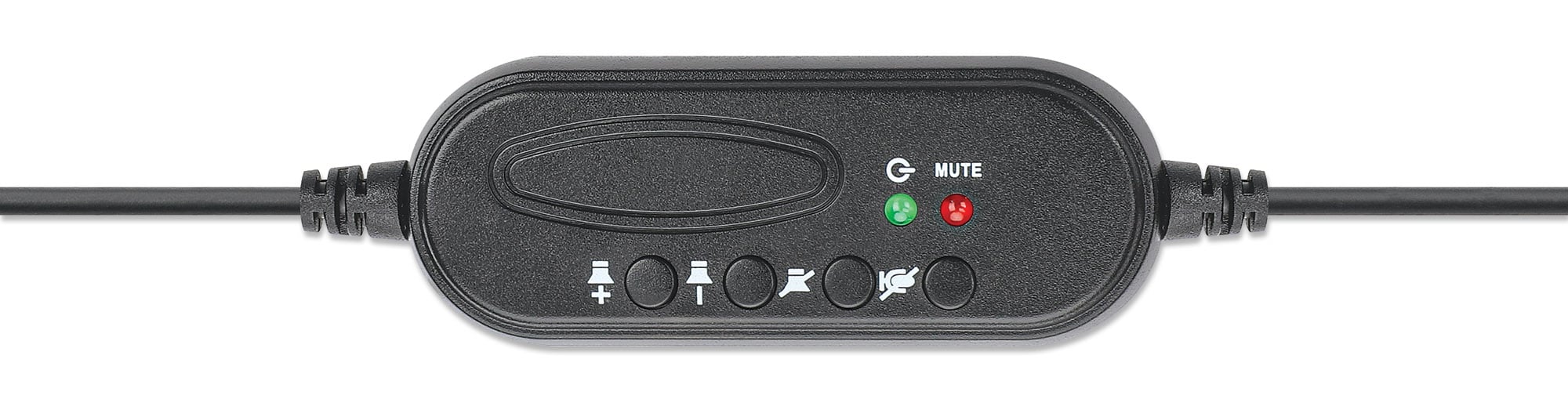 Cuffie Mono USB con Microfono Flessibile - Manhattan ICC SH-874U