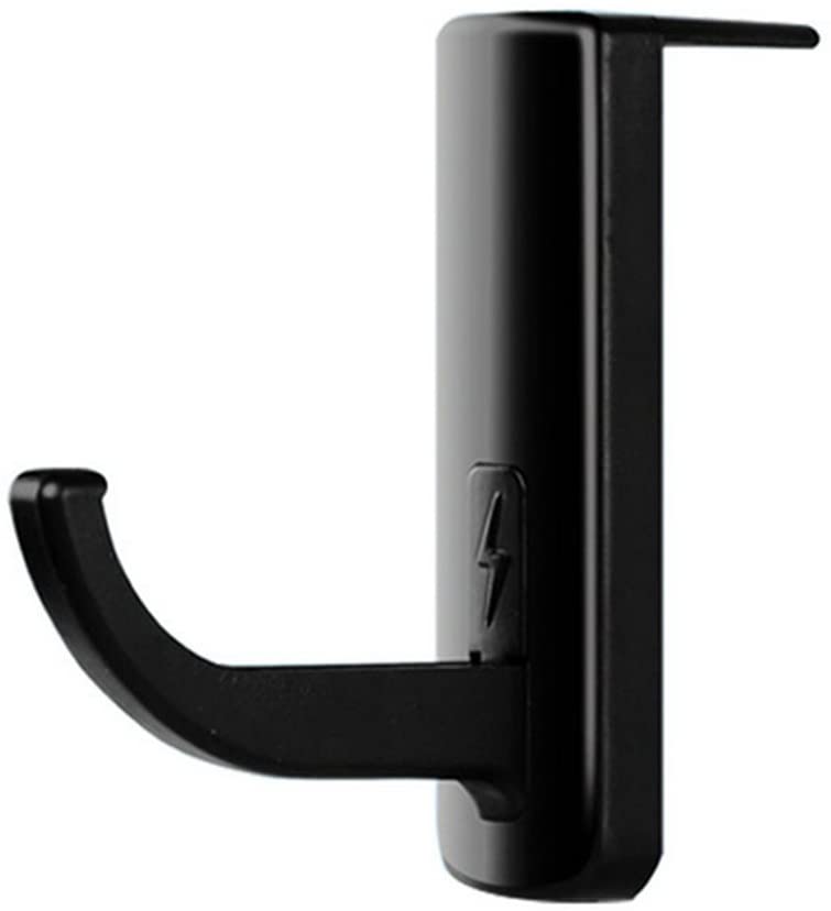 Supporto Cuffie Adesivo Universale per Monitor e Scrivania Nero (2 Pezzi) - Techly ICC SH-HANGTY