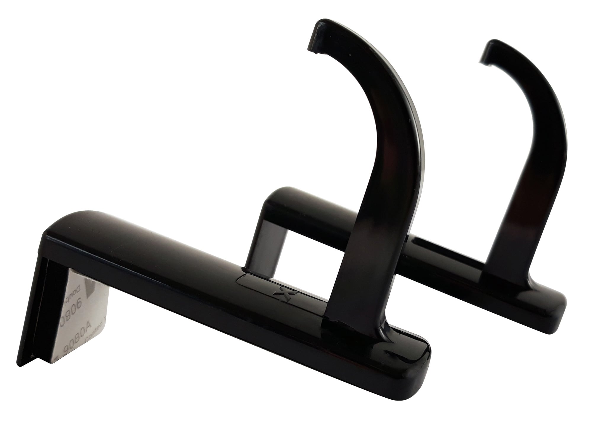 Supporto Cuffie Adesivo Universale per Monitor e Scrivania Nero (2 Pezzi) - Techly ICC SH-HANGTY