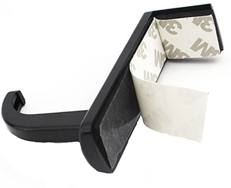 Supporto Cuffie Adesivo Universale per Monitor e Scrivania Nero (2 Pezzi) - Techly ICC SH-HANGTY