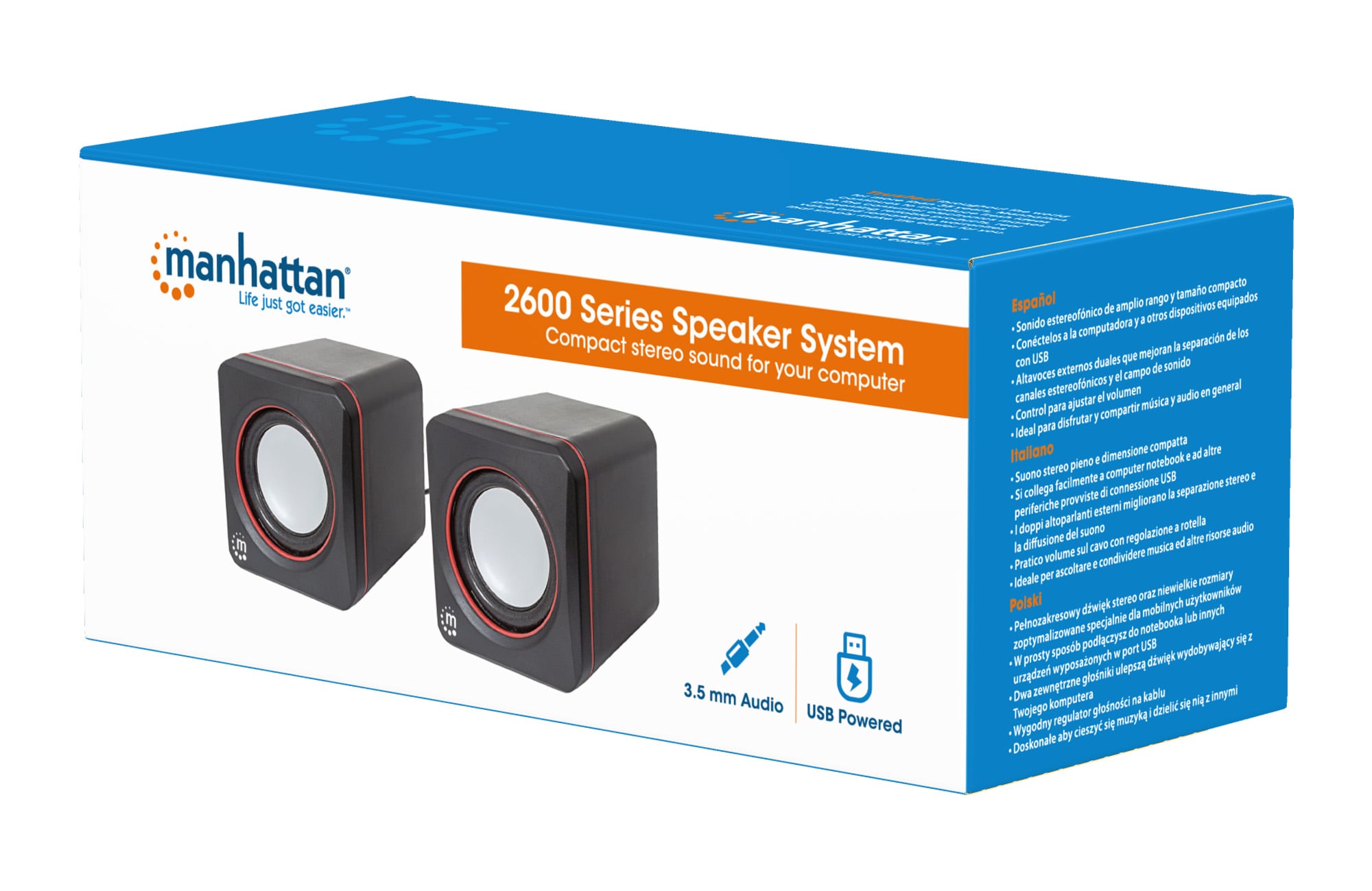 Casse Acustiche Mini per Notebook - Manhattan ICC SP-2600
