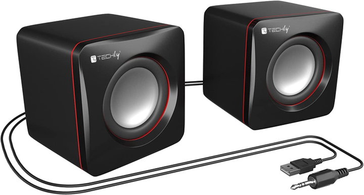 2.0 and Jack 3,5 multimedia loudspeakers set - Techly ICC SP- 320 ETY