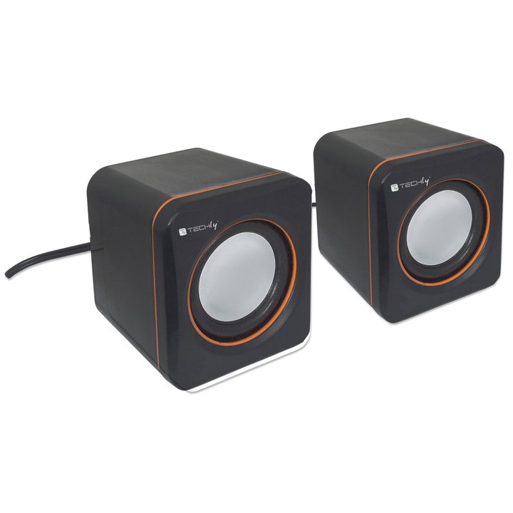 2.0 and Jack 3,5 multimedia loudspeakers set - Techly ICC SP- 320 ETY