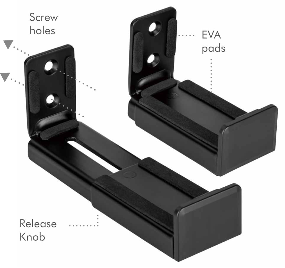 Wall Mount for Soundbar 9 - 15,4 cm - Logilink ICC SP-SS 209