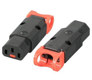 Connettore VDE F per Assemblaggio Cavi Dispositivi a Freddo con Blocco IEC-Lock+ - ICC VDE-F-LOCK