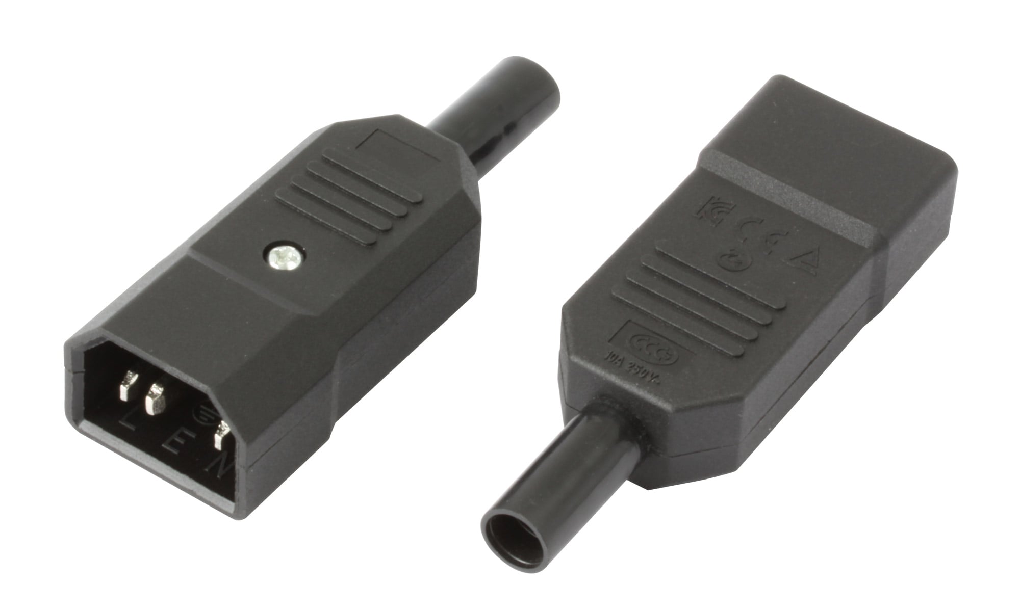 Connettori VDE Maschio (C14) - Techly ICC VDE-MTY