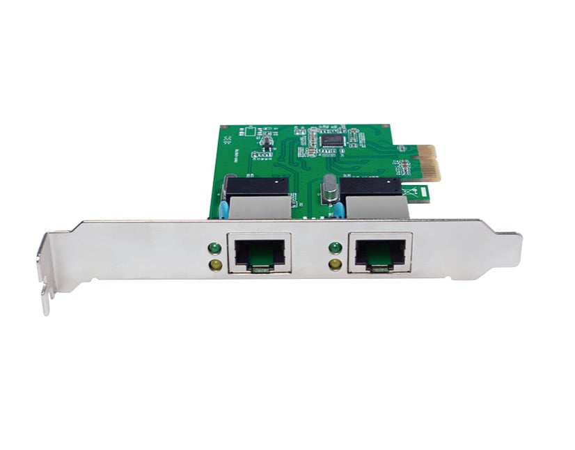 Scheda di rete 2 porte Gigabit PCI Express - Logilink ICC X-GIGA-2LAN