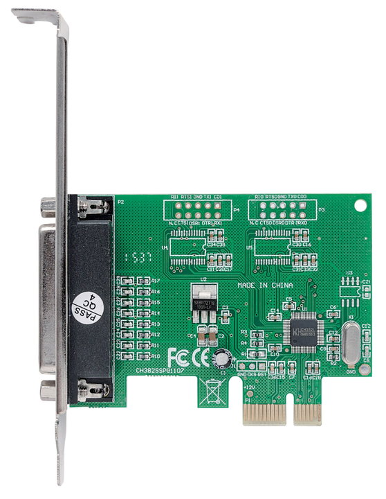 Scheda Parallela PCI Express 1 Porta DB25 - Manhattan ICC X-PCI-1PAR2