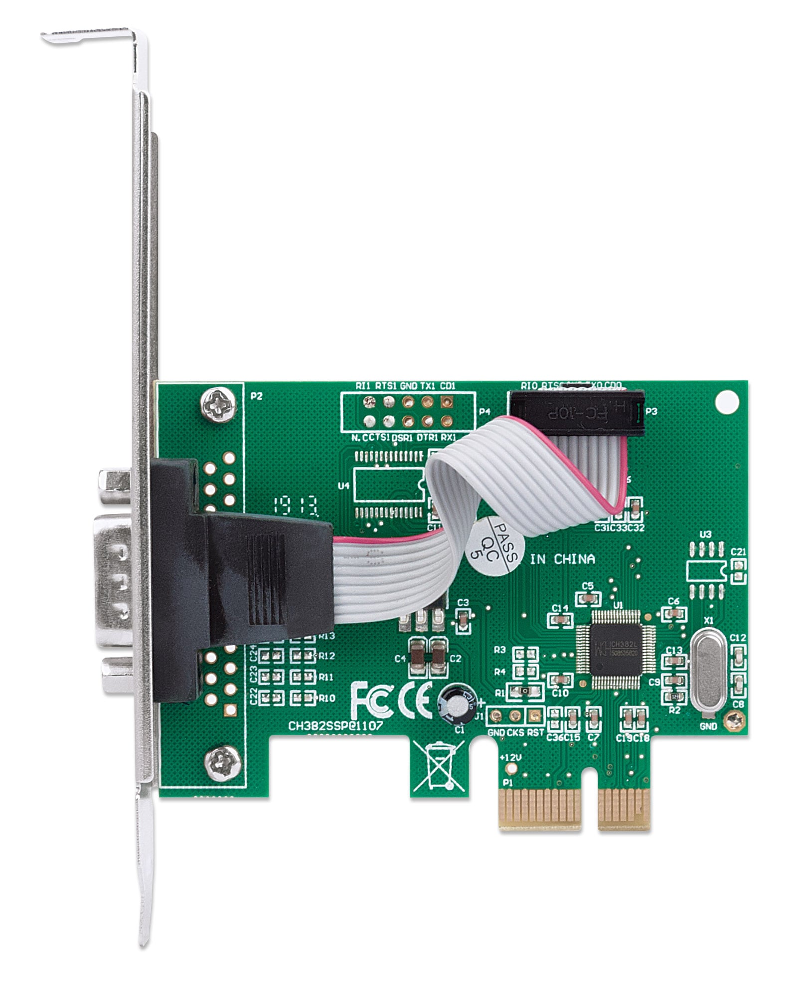 Scheda PCI Express Seriale 1 Porta DB9m - Manhattan ICC X-PCI-1SER2