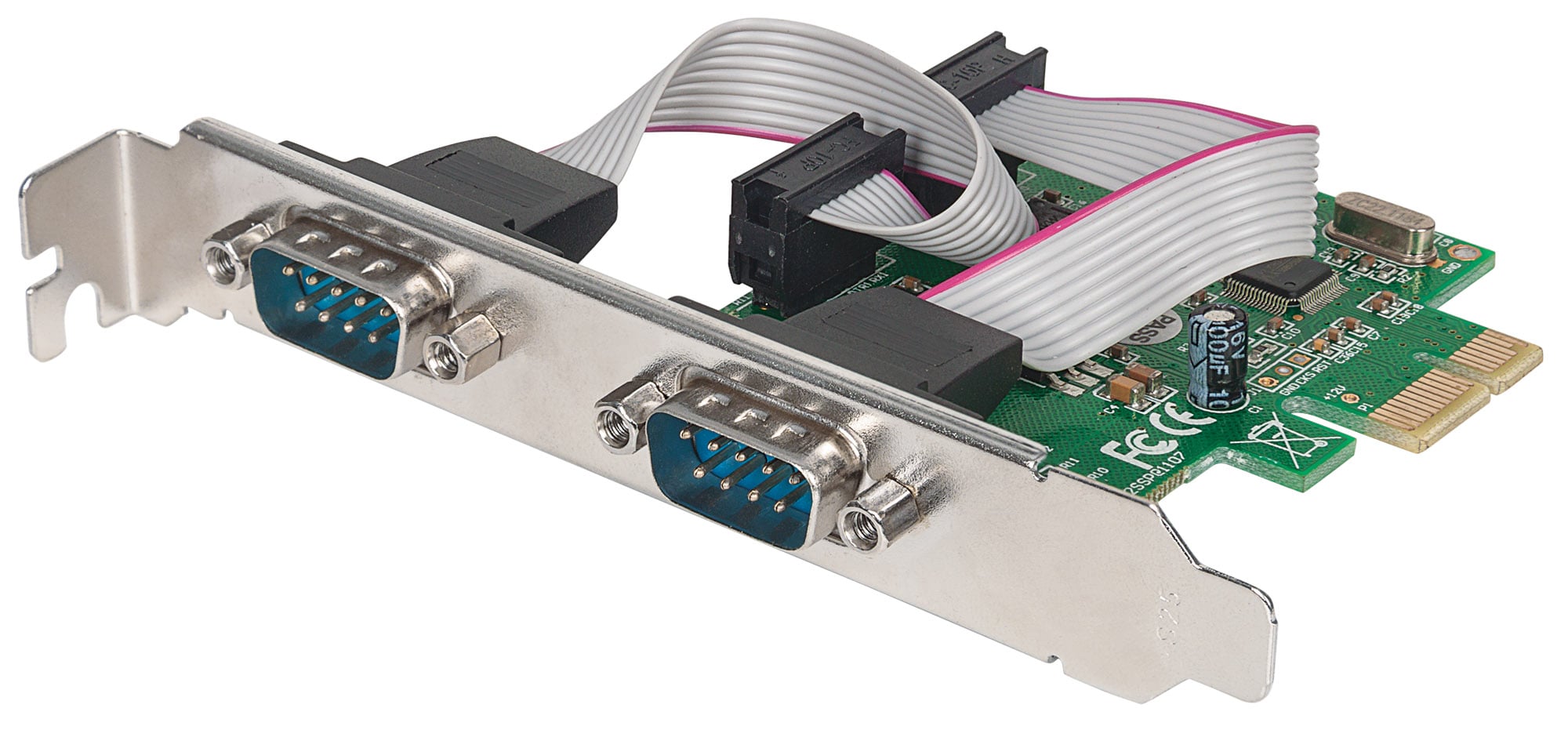 PCI Express Serial 2 Doors DB 9 m - Manhattan ICC X-PCI- 2 ERA 2