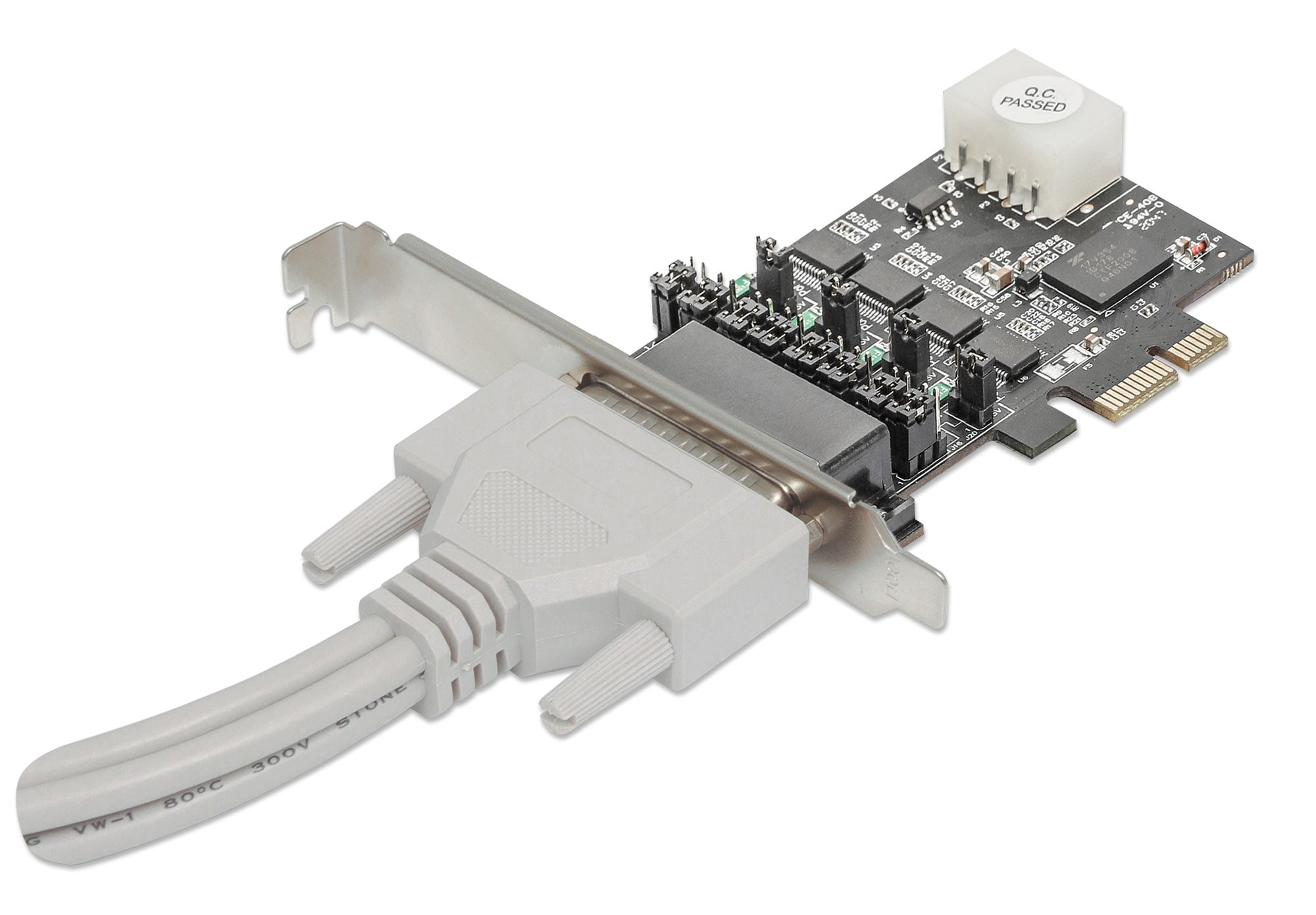 Scheda PCI Express 4 Porte DB9 RS-232 - Manhattan ICC X-PCI-4SER2M