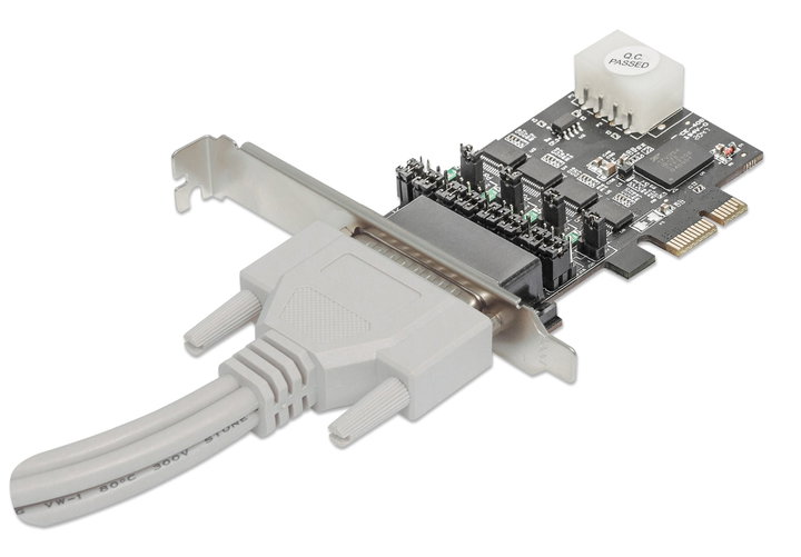 PCI Express 4 Porte DB 9 RS- 232 - Manhattan ICC X-PCI- 4 ERA 2 M