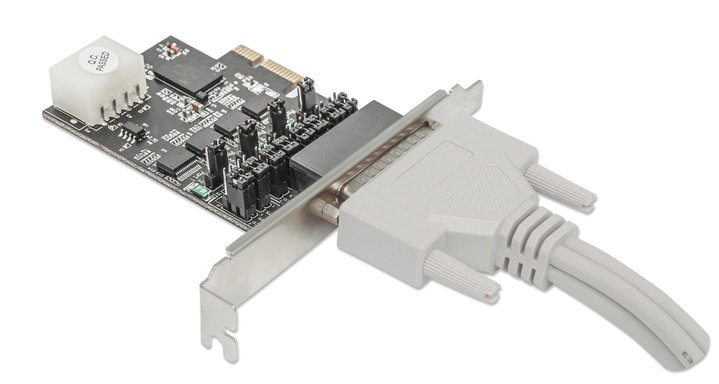 PCI Express 4 Porte DB 9 RS- 232 - Manhattan ICC X-PCI- 4 ERA 2 M