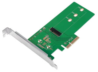 PCIe to M. 2 PCIe SSD adapter for PCIe NVMe SSD - Logilink ICC X-PCI-M 2 SSD