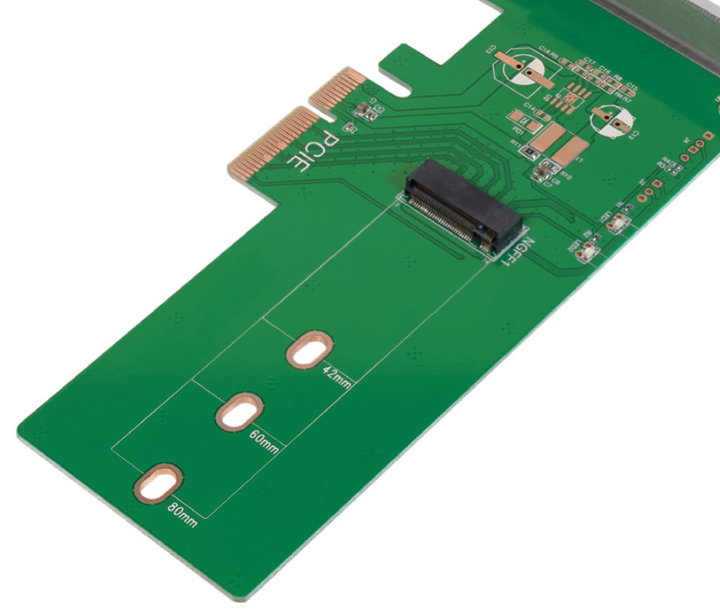 Adattatore da PCIe a M.2 PCIe SSD per SSD PCIe NVMe - Logilink ICC X-PCI-M2SSD