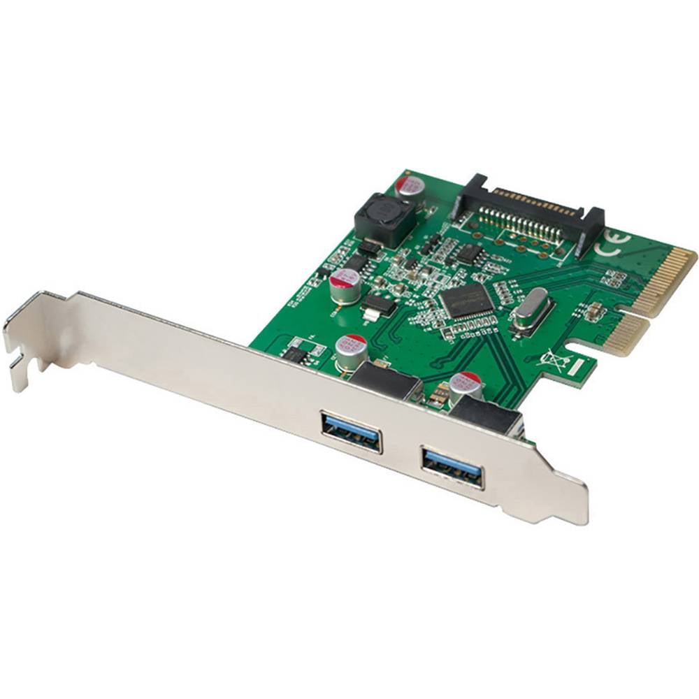 PCI Express 2 USB ports 3.2 - Logilink ICC X-PCI-USB 31 D
