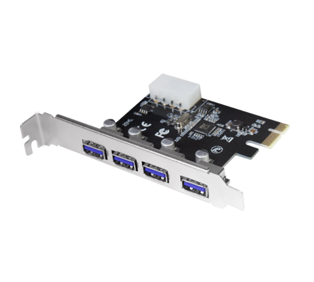 PCI Express card 4 USB ports 3.0 type A female - Logilink ICC X-PCI-USB 34 D