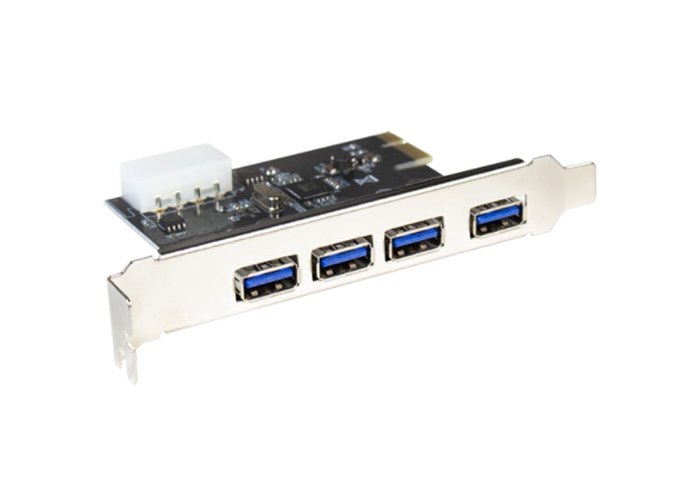 PCI Express card 4 USB ports 3.0 type A female - Logilink ICC X-PCI-USB 34 D