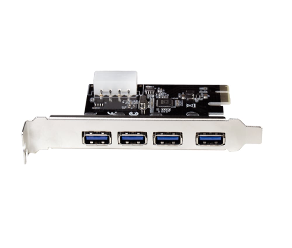 PCI Express card 4 USB ports 3.0 type A female - Logilink ICC X-PCI-USB 34 D