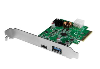 Scheda PCI Express USB 3.2 Gen2x1 con USB-C PD 3.0 e USB 3.0 - Logilink ICC X-PCI-USBC13