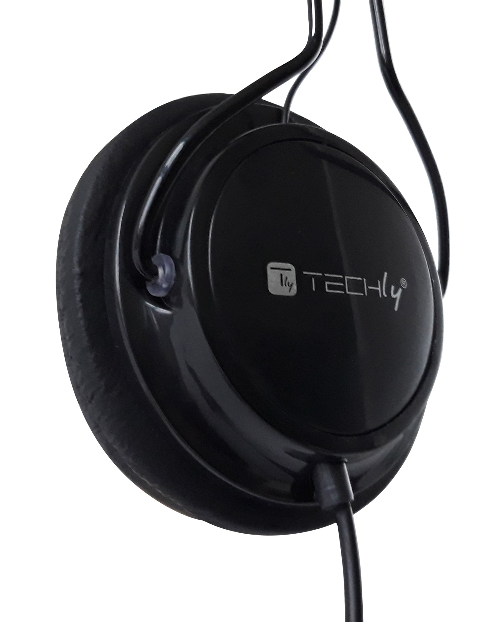 Cuffia Stereo con Auricolari ed Archetto Imbottiti - Techly ICC-HS736TY