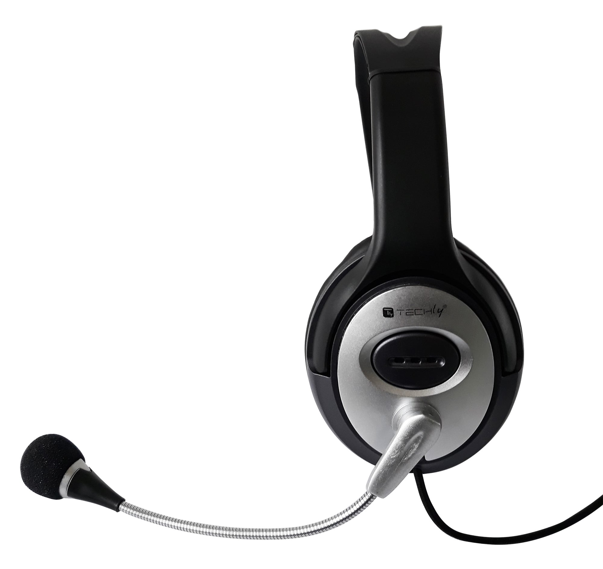 Cuffia Stereo con Microfono e Controllo Volume - Techly ICC-SH-555TY
