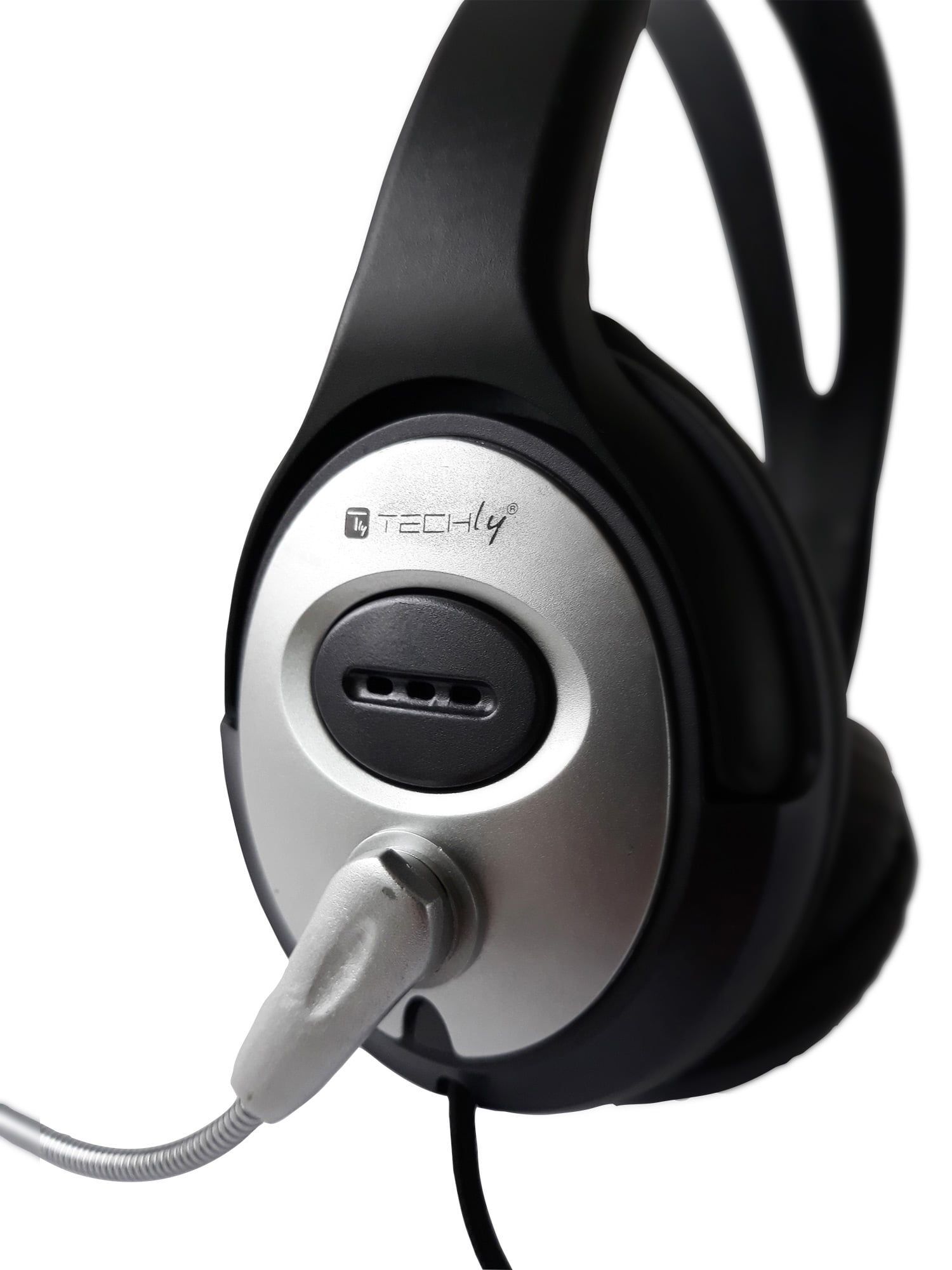 Cuffia Stereo con Microfono e Controllo Volume - Techly ICC-SH-555TY