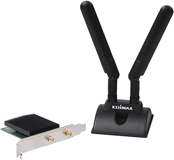 Adattatore WiFi AX3000 Scheda plug-in WLAN PCI Express 3000 MBit/s Bluetooth 5.0, EW-7833AXP - Edimax ICE-BR7833AXP