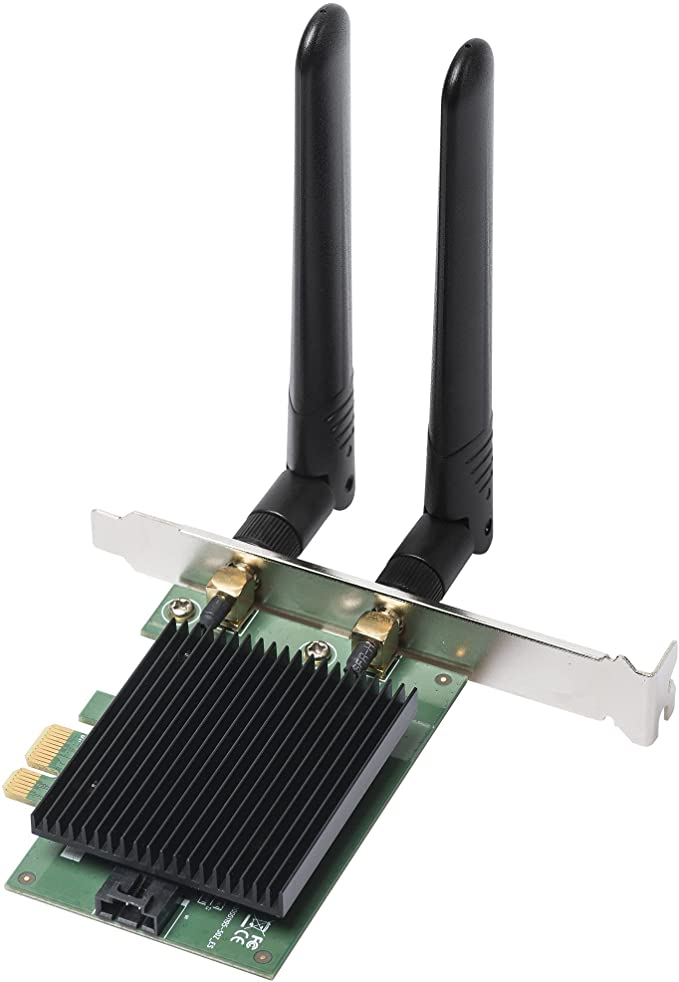 Adattatore WiFi AX3000 Scheda plug-in WLAN PCI Express 3000 MBit/s Bluetooth 5.0, EW-7833AXP - Edimax ICE-BR7833AXP