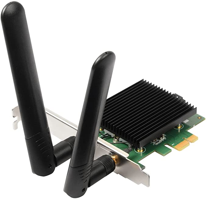 Adattatore WiFi AX3000 Scheda plug-in WLAN PCI Express 3000 MBit/s Bluetooth 5.0, EW-7833AXP - Edimax ICE-BR7833AXP