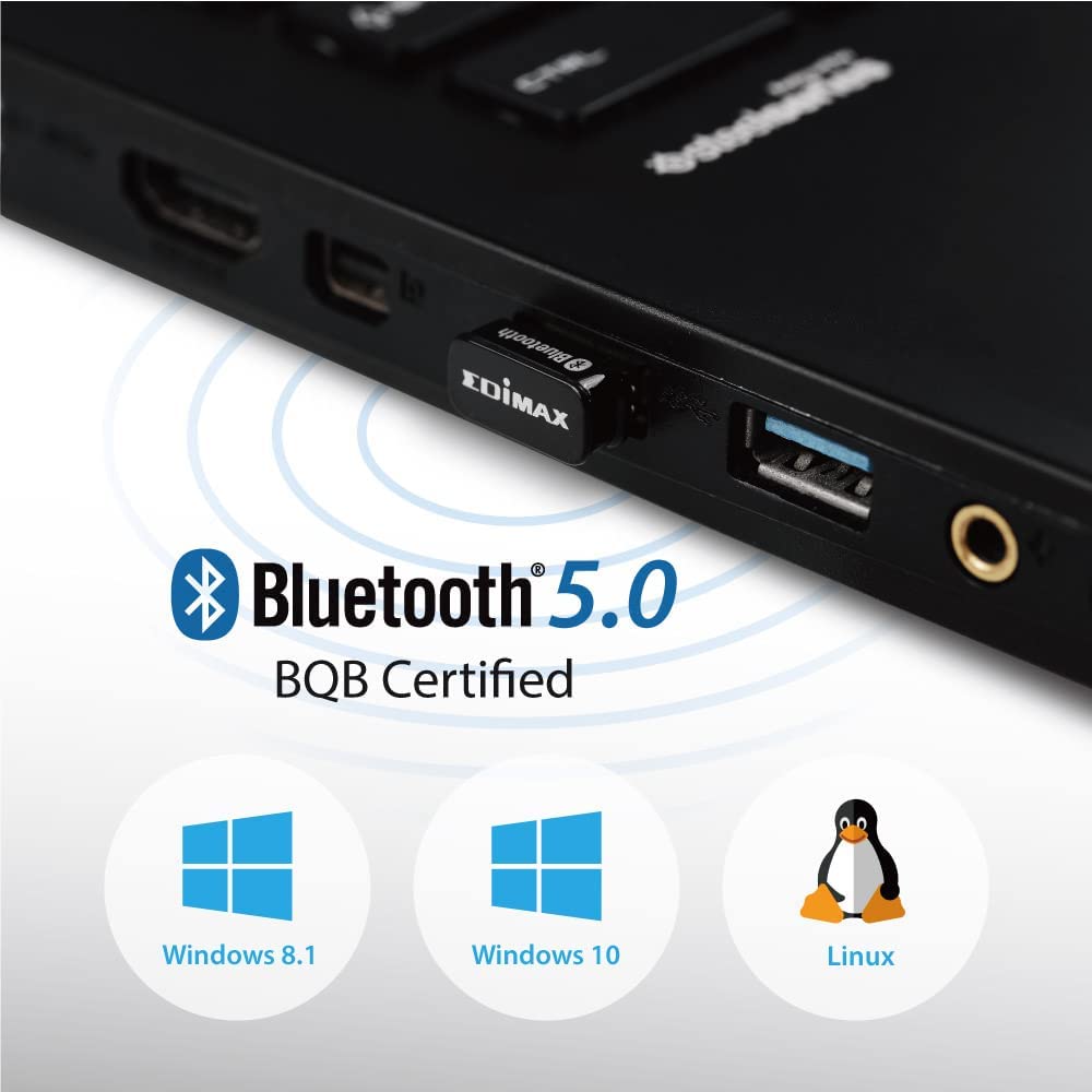 Adattatore USB Nano Bluetooth 5.0, BT-8500 - Edimax ICE-BT8500
