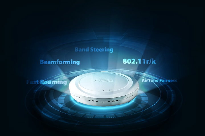 Access Point PoE AX1800 dual-band Wi-Fi 6 montaggio soffitto - Edimax ICE-CAX1800
