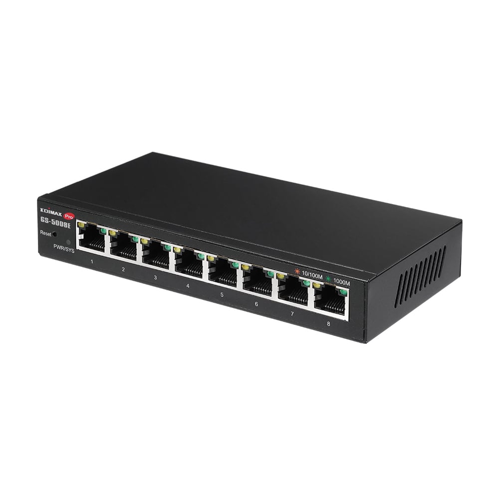 Smart Switch Web Gigabit 8 porte, GS5008E - Edimax ICE-GS5008E