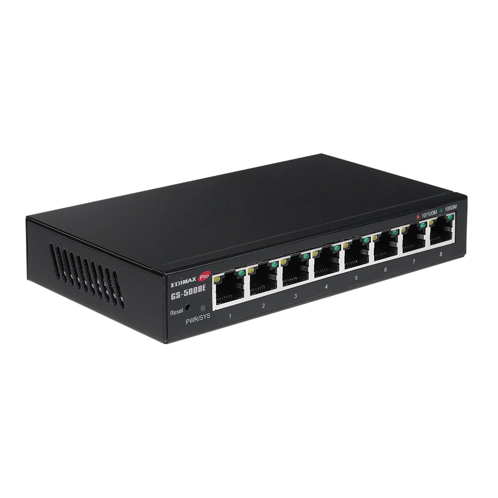 Smart Switch Web Gigabit 8 porte, GS5008E - Edimax ICE-GS5008E