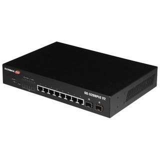 Smart Switch Web 10 Porte Gigabit PoE+ 2 SFP - Edimax ICE-GS5208PLGV2