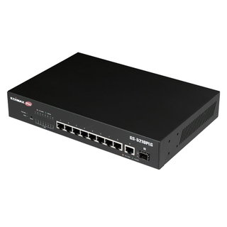 Smart Switch Web 10 Porte Gigabit PoE+ 1 Porta SFP - Edimax ICE-GS5210PLG