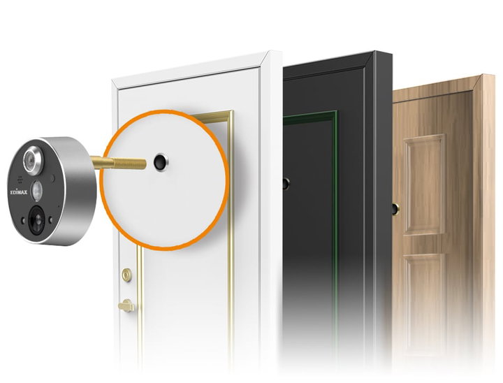 Telecamera per Spioncino Smart Wireless di Rete - Edimax ICE-IC6220D