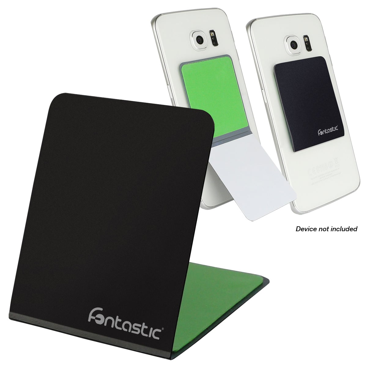 Universal Smartphone Support Grip Phone Adhesive with Black Stand - Fontastic ICFT- 251610