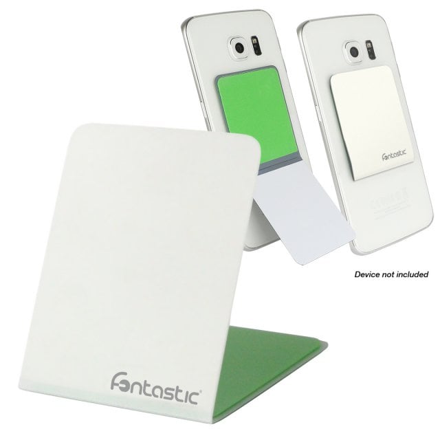 Supporto Smartphone Universale Adesivo Grip Phone con Stand Bianco - Fontastic ICFT-251627