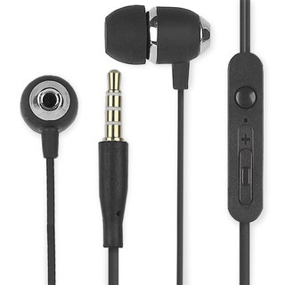 Headphones Audio 3.5 mm with Microphone Volume Control V 5 Black - Fontastic ICFT- 253799