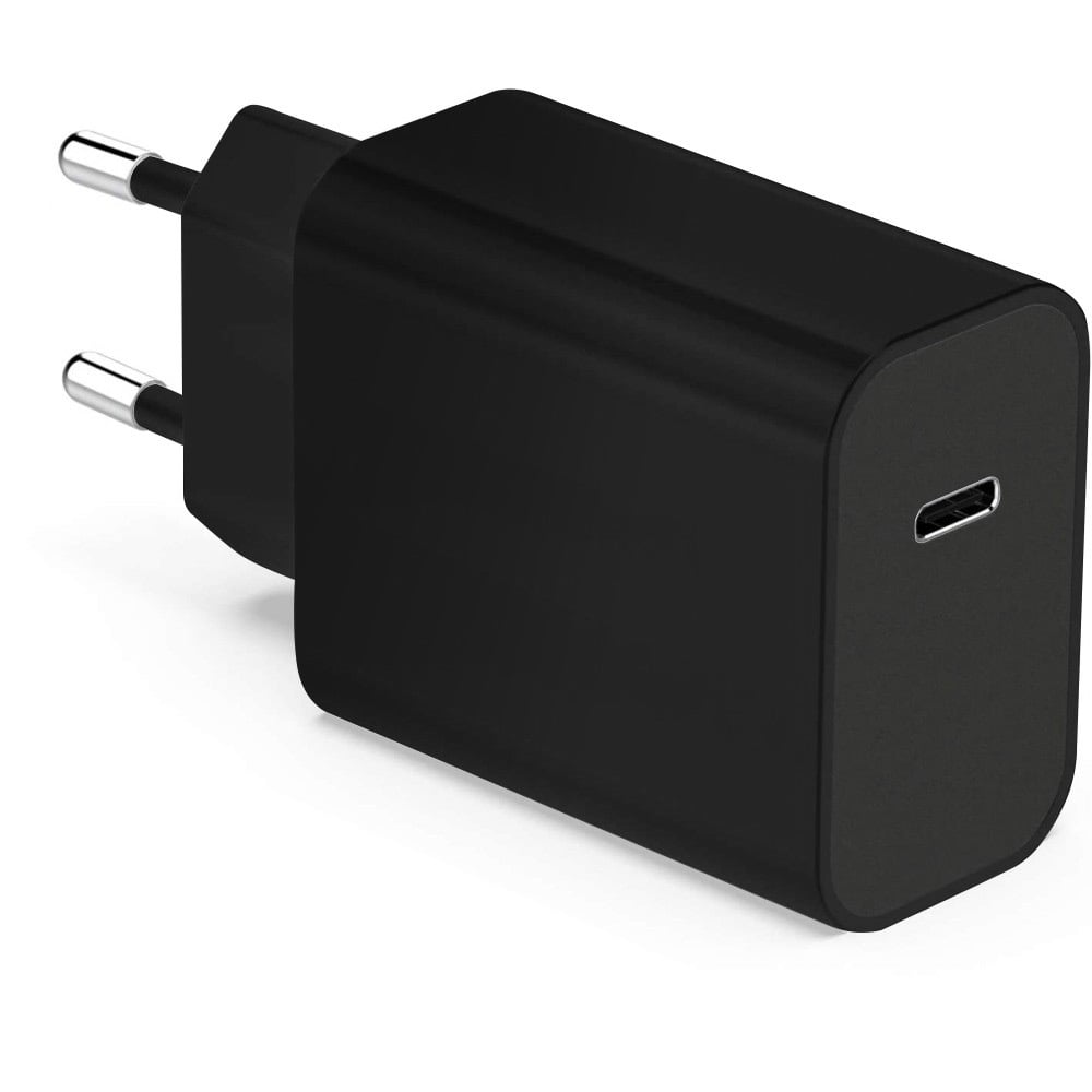 Caricabatterie USB-C™ 25W Ricarica Rapida Nero - Fontastic ICFT-260469