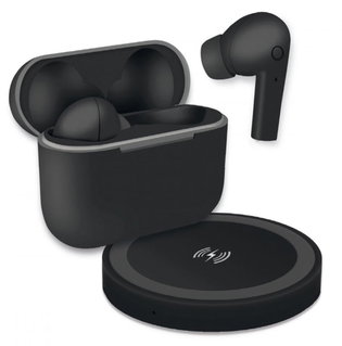 Headphones TWS Jive earphones with USB-C charger and Black Induction Pad - Fontastic ICFT- 261411