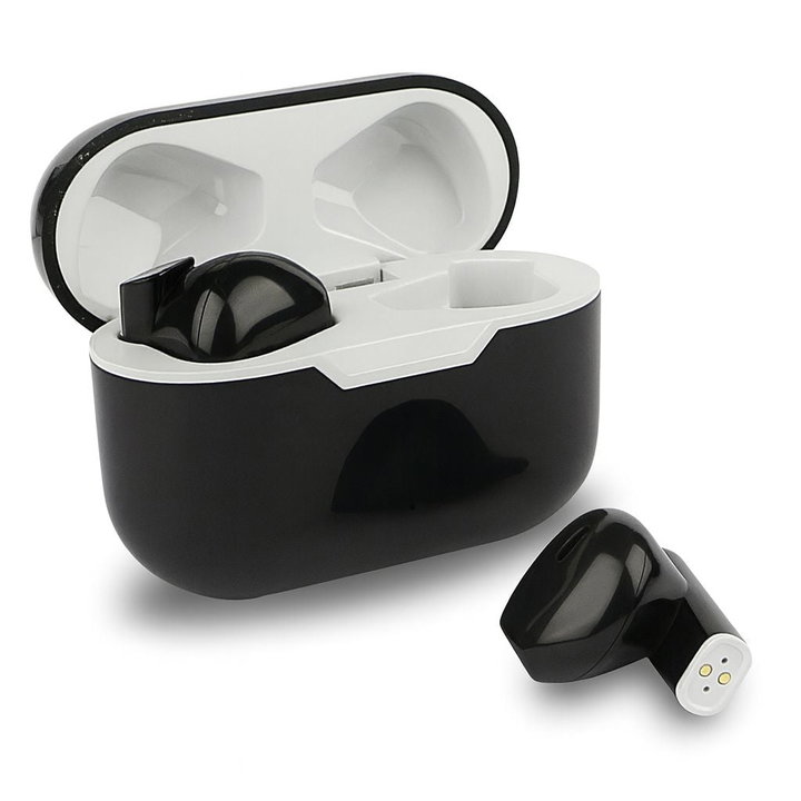 Auricolari Wireless BT V5.1 TWS Riva con Custodia Ricarica Nero - Fontastic ICFT-261541