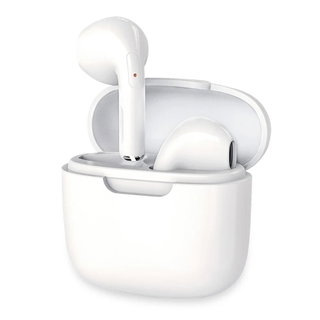 Auricolari true wireless BT 5.1 con custodia di ricarica bianco - Fontastic ICFT-263279