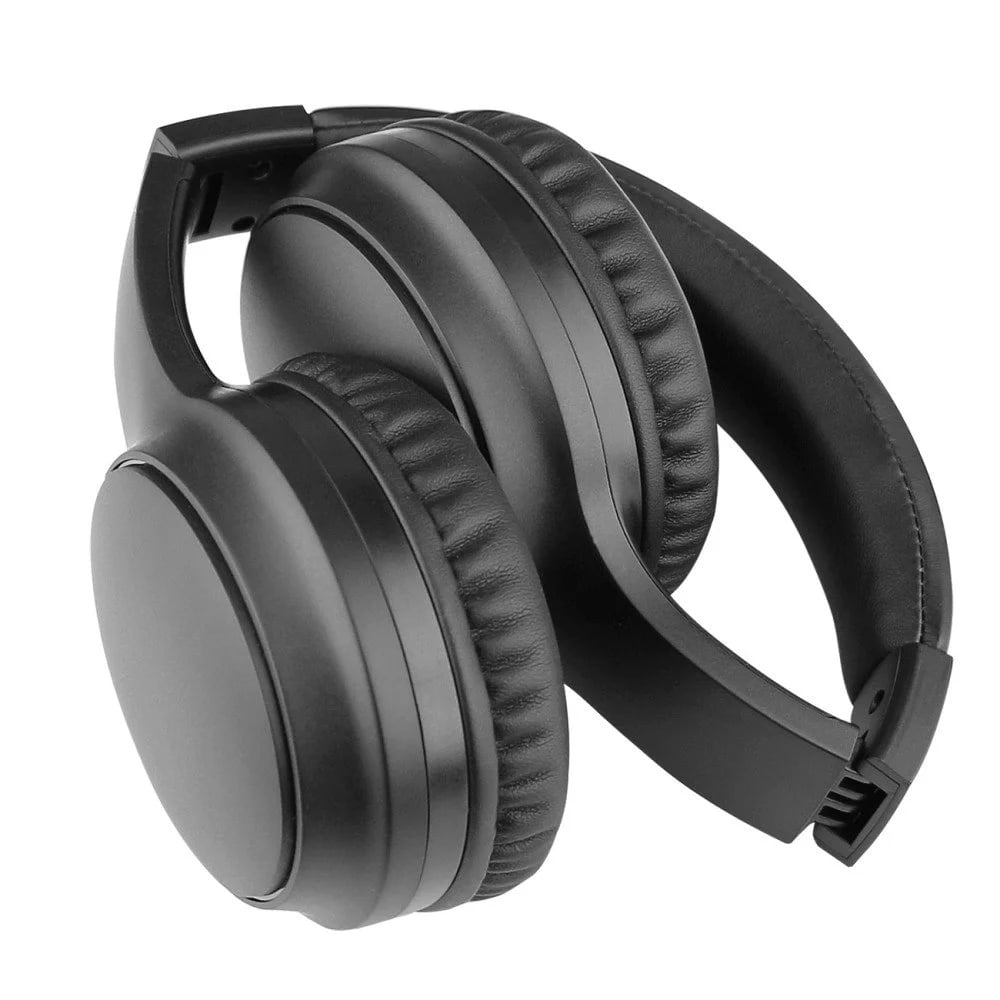 Cuffie Stereo Wireless Pieghevole con Microfono Tonic Nero - Fontastic ICFT-263286