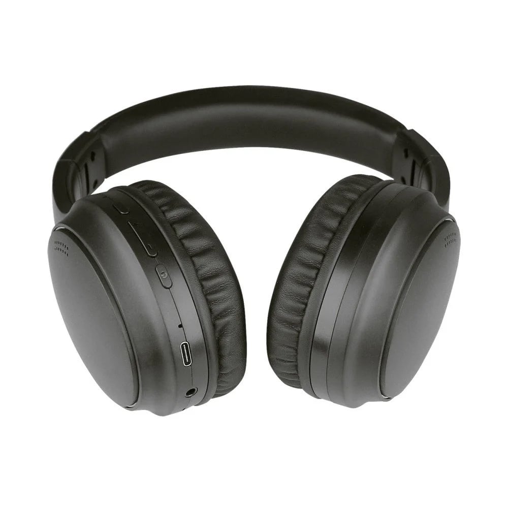 Cuffie Stereo Wireless Pieghevole con Microfono Tonic Nero - Fontastic ICFT-263286